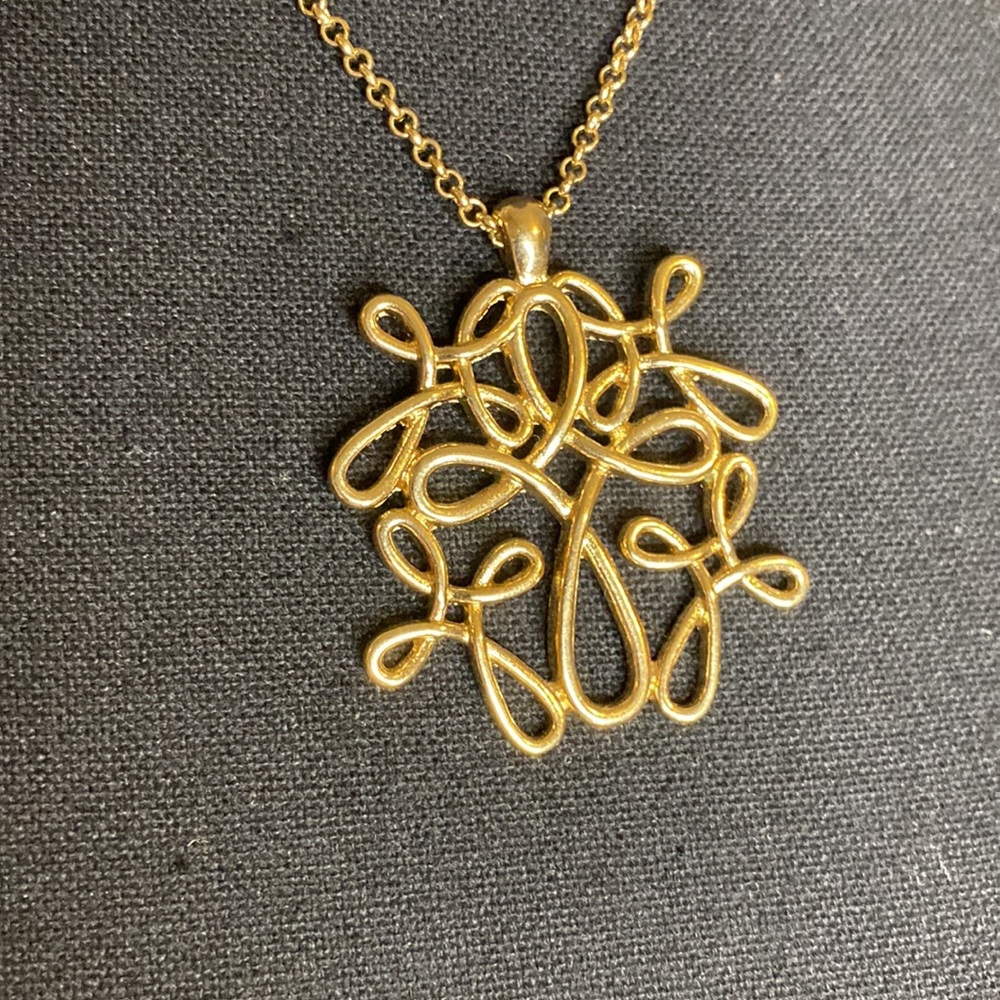 ✨3/$15✨Sterling silver gold plated cross necklace - Picture 2 of 3